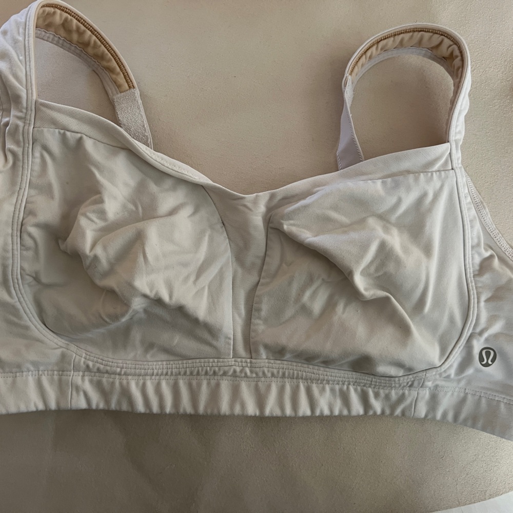 White Sports Bra